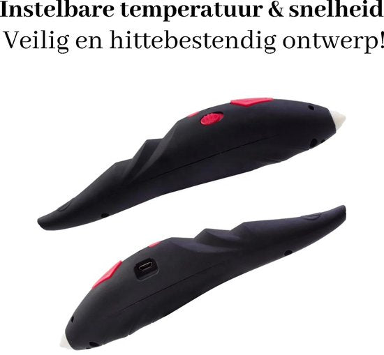 Kiddel 3D Printing Pen | Complete Starterset met 8 x 2 Meter Vulmateriaal | Creatief Speelgoed voor Kinderen vanaf 6 Jaar - Kiddeltoys