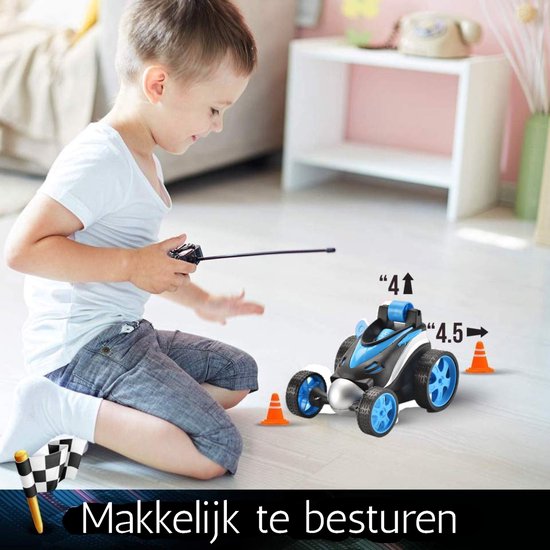 Kiddel RC bestuurbare auto voor buiten & binnen - Blauw - RC auto offroad & drift - Speelgoed auto voor jongens meisjes volwassenen - Kinderspeelgoed vanaf 3 jaar - Kiddeltoys