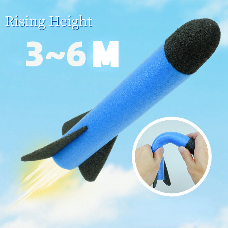 GT - Duo Stamp Rocket Schieten buitenspeelgoed met LED voor kinderen - Inclusief 6 raketten - Zomer Speelgoed voor jongens / meisjes - Nieuwste rage 2023 zomer zwembad speelgoed verjaardag - Kiddeltoys
