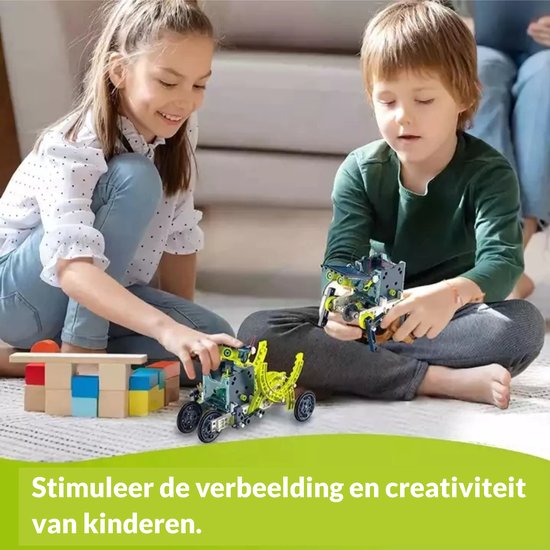 Kiddel 12-in-1 zonne-energie Solar Robot bouwpakket - Bouwpakket volwassenen & kinderen bouwset - STEM educatief speelgoed