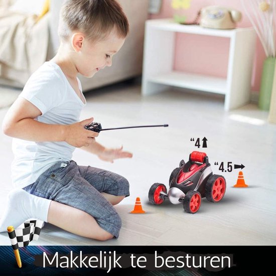 Kiddel RC bestuurbare auto voor buiten & binnen - Rood - RC auto offroad & drift - Speelgoed auto voor jongens meisjes volwassenen - Kinderspeelgoed vanaf 3 jaar - Kiddeltoys