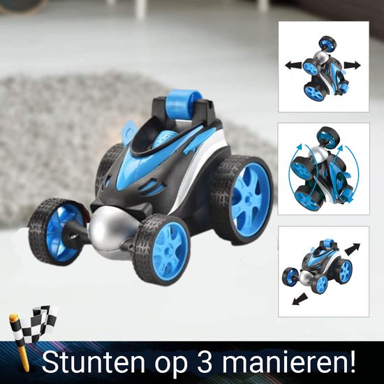Kiddel RC bestuurbare auto voor buiten & binnen - Blauw - RC auto offroad & drift - Speelgoed auto voor jongens meisjes volwassenen - Kinderspeelgoed vanaf 3 jaar - Kiddeltoys